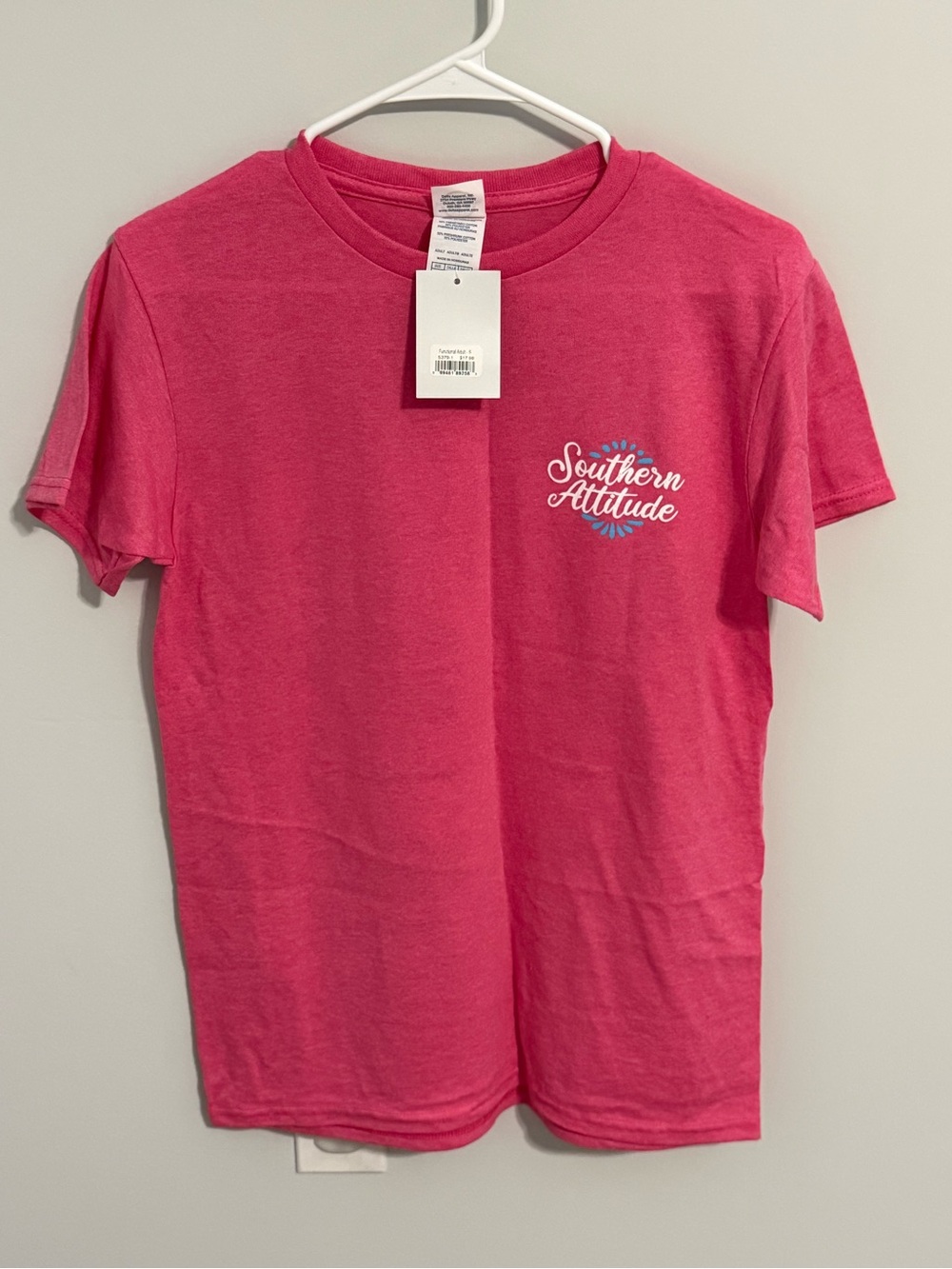Delta Girls' Bright Pink Southern Attitude Tee